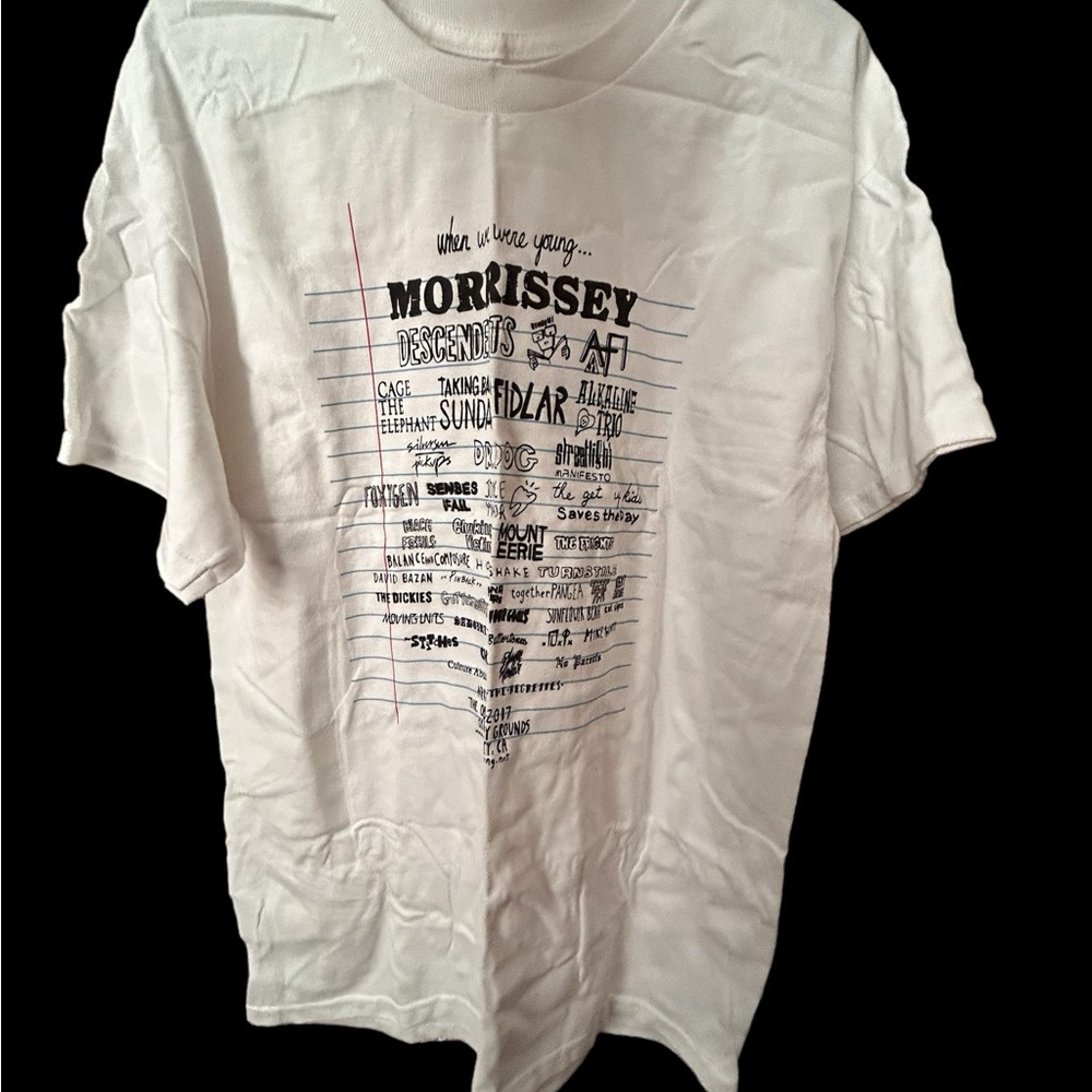 5/$25 When We Were Young Men’s White Short Sleeve Tee